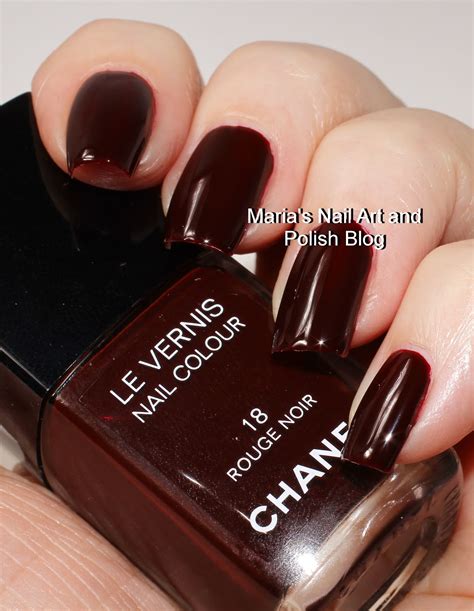 chanel roug noir|Chanel rouge noir nail varnish.